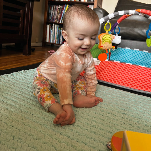 Marble Tie-Dye Long Sleeve Baby Bodysuit